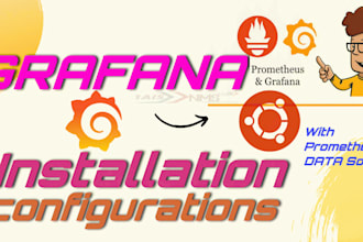 do installation and configuration works of the grafana server plus the dashboard