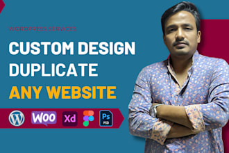 design or duplicate or develop wordpress website
