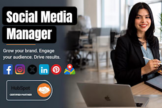 be your social media marketing manager