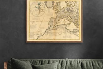design high quality medieval or historical maps