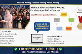 assist with article summary and research writing