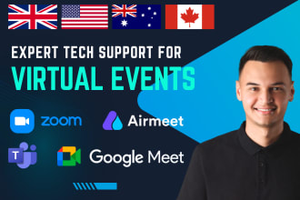 be your zoom, teams, webex or google meet tech support