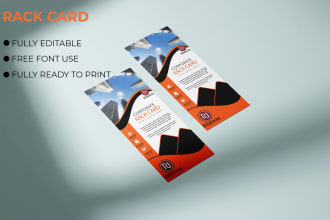 design rack cards, postcards, door hangers,vouchers, coupon, gift certificate