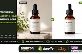 do professional product photo editing for ecommerce