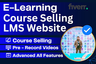 create course selling website lms learning management system