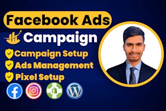 be your facebook ads campaign manager, run fb ads campaign, shopify fb ads
