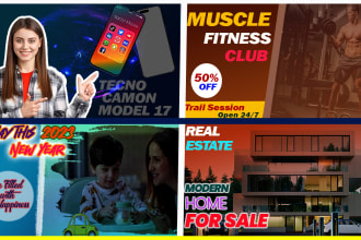 design youtube video thumbnail and instagram post