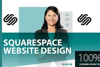 build squarespace website design squarespace landing page design