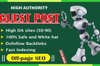 publish high da guest posts with dofollow backlinks on niche relevant websites