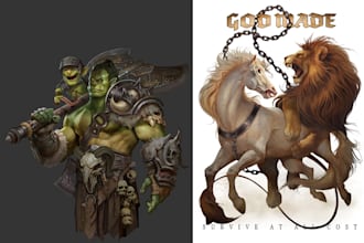 do character design, concept art, digital painting
