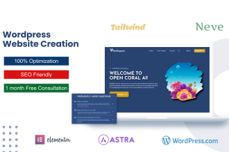 create fully functional wordpress website any niche required