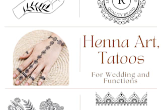 create henna tattoos custom mehndi design motifs logo and posts