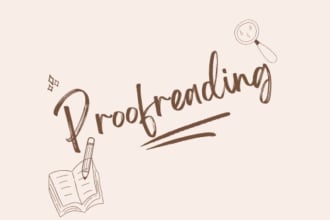 give a precise proofreading and edit your recommended stuff