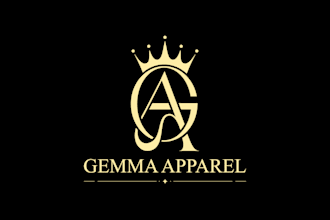 design luxury monogram clothing brand, initial, and boutique text logo design