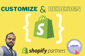 be your professional shopify liquid developer for custom coding projects