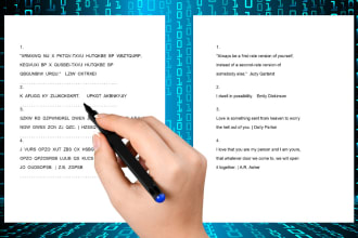 create custom cryptogram puzzles with hints for amazon KDP
