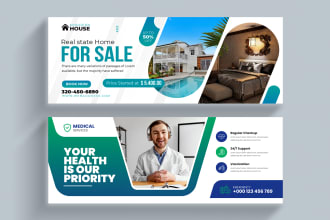design website banner, ads, header, cover, slider, shopify banner