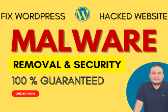recover your wordpress hacked, remove malware, security