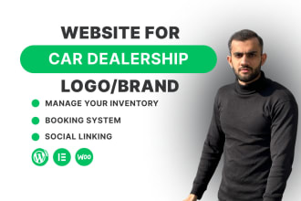 develop a stunning car dealership booking website