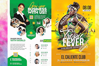 design fashion, event flyer for party,or business
