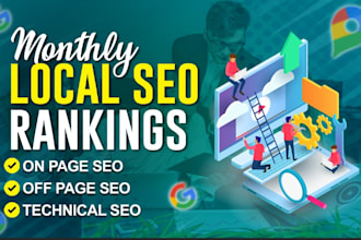 complete monthly local seo service gmb ranking