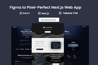 create a custom nextjs website using tailwind css