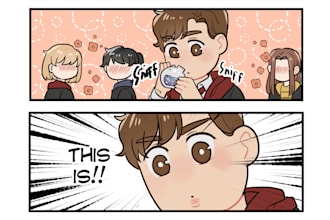 make you a very cute chibi comic
