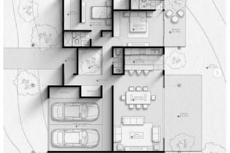 create a rendered floor plan