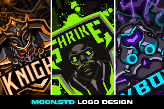 create amazing logo for esport game