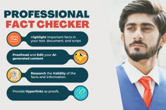 fact check your document, article and ai chat gpt content