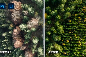beautifully edit your drone photos