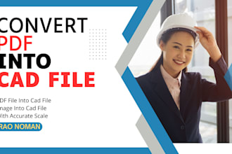 do PDF file into cad dwg