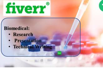 do biomedical research technical and professional article writing