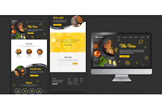 design landing hero image for your website