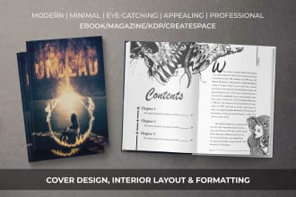 design book interior layout, book cover, and KDP ebook