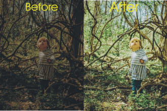 any adobe photoshop editing and retouching and realistic photo manipulation