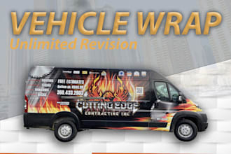 design a platinum quality trailer wrap vehicle wrap