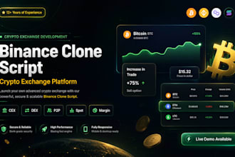 build a binance clone script crypto exchange platform