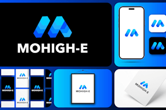 do modern minimalist business logo design for app, startup and company
