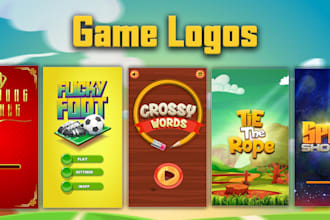 design game cartoon logo
