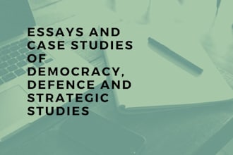essays and case studies of democracy, defence and strategic studies