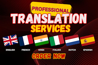 translate any document, script, website in multilanguage