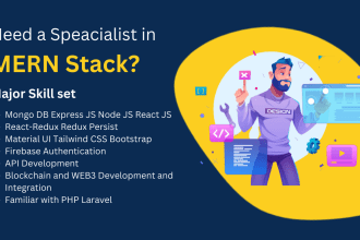 build mern stack, react js, node js webapp