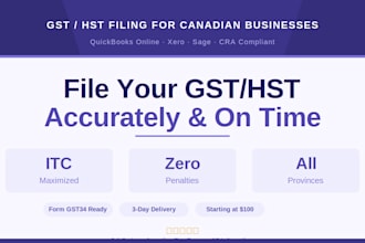 prepare and file gst hst returns for canadian small businesses
