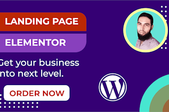 design landing page, squeeze page or any business website