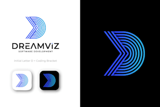 design stunning 3d gradient modern app icon and website logo