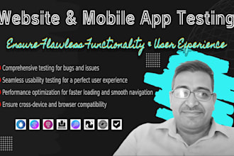 perform ecommerce UX testing on your website and app