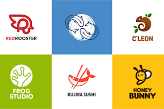 design a unique animal logo with a creative twist