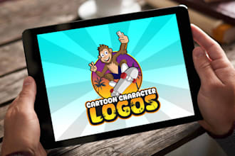 design custom cartoon character or mascot logo for you