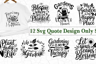 do svg, gardening, coffee quote t shirt design bundle